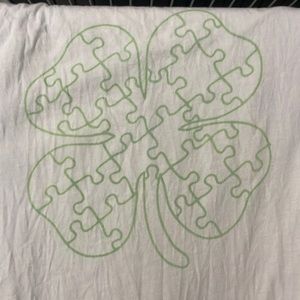 Puzzle piece shamrock T-shirt